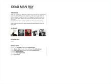 Tablet Screenshot of deadmanray.com